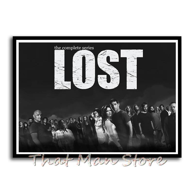 Картина из классического фильма потерянный белый картон Художественная печать