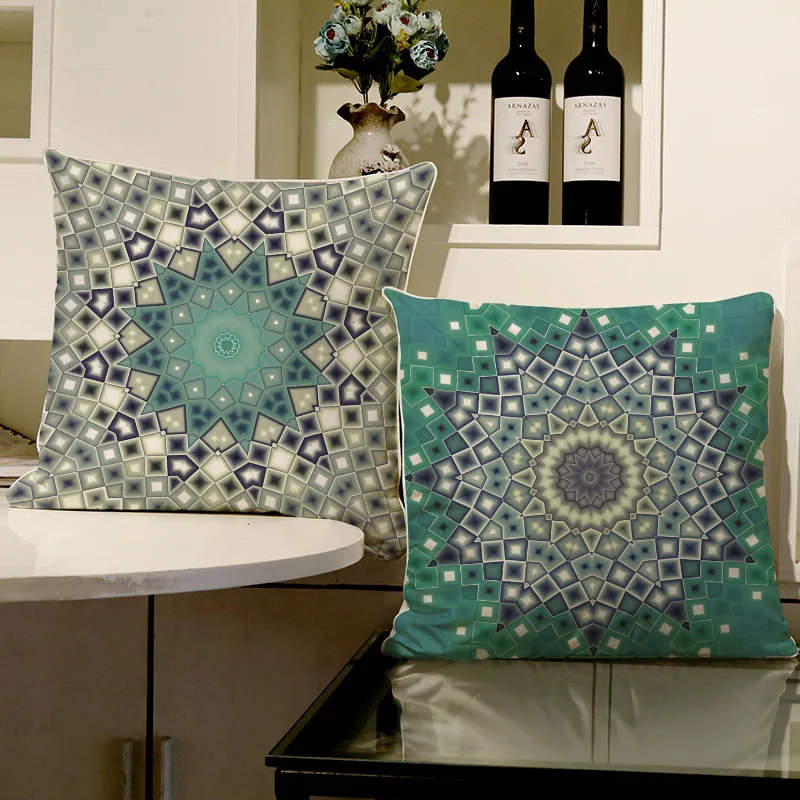 Весна 2018 в тайском стиле богемный мандала зеленый Современный домашний декор