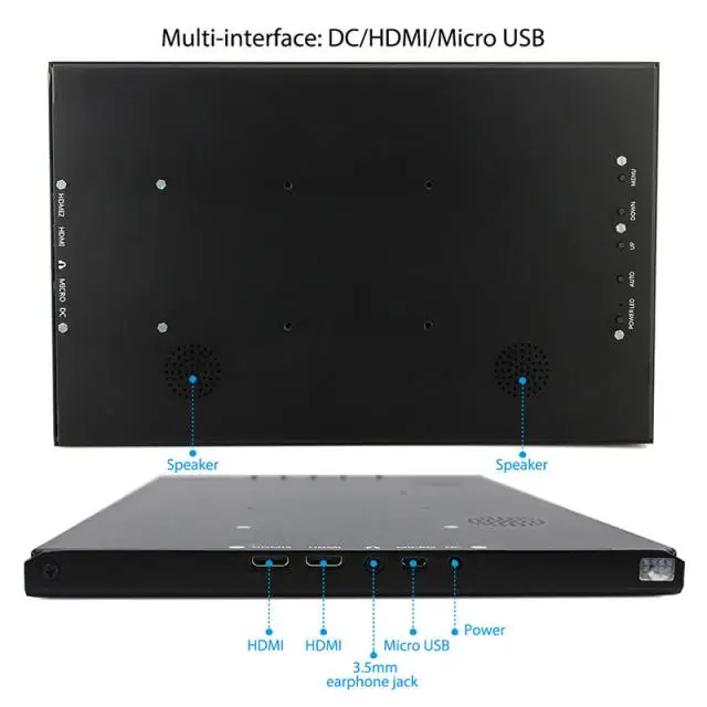 13 3 дюймовый 10-точечный сенсорный портативный монитор HDR IPS игровой экран дисплей