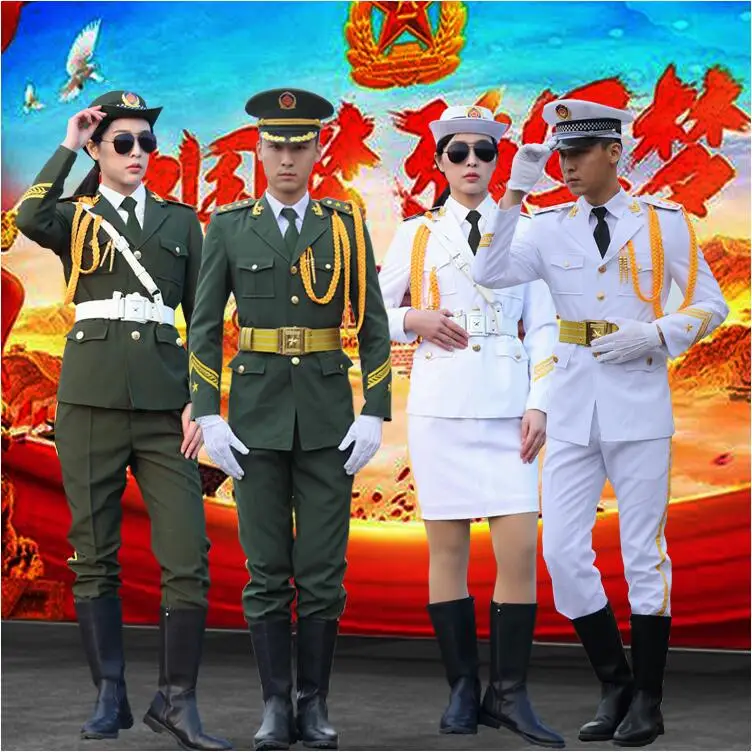Армейский костюм для Honor красивый сбора флага Guard Китай Национальный