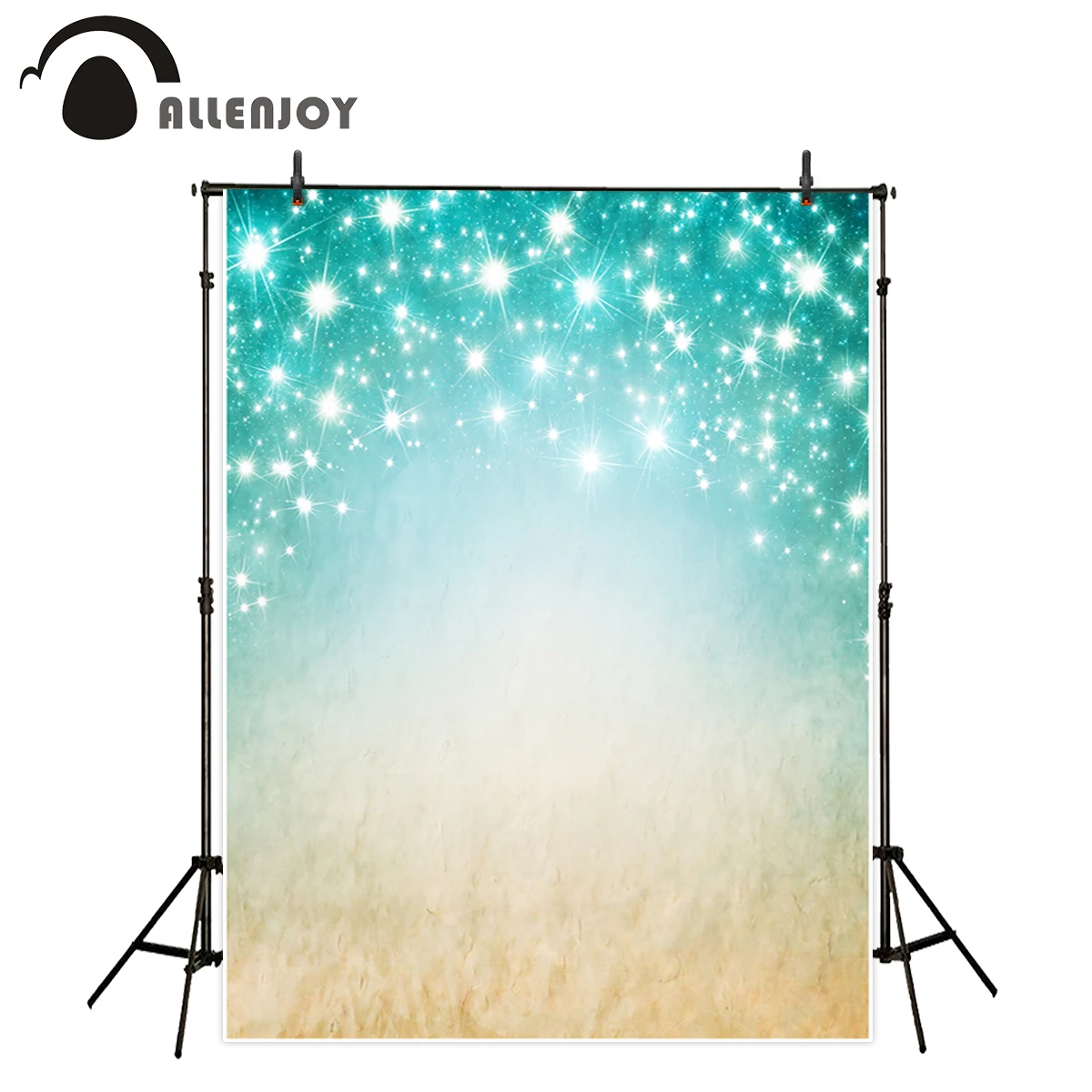 Allenjoy фоны для фотостудии зеленый блестящий боке желтый пол часть фона