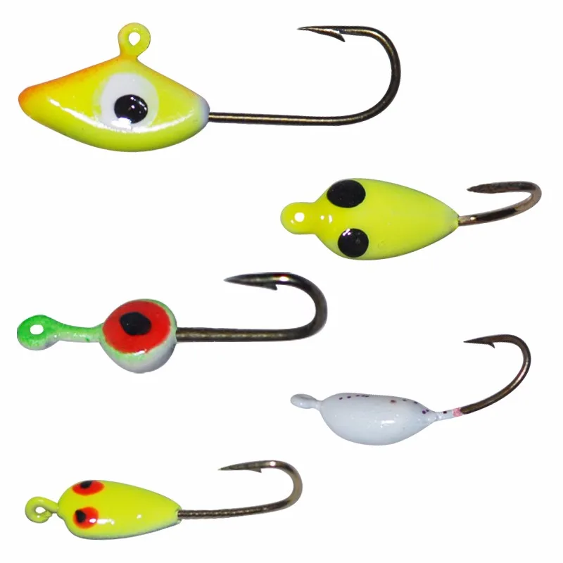 Бесплатная доставка 20 шт./лот свинцовый джиг приманки для ловли рыбы на льду