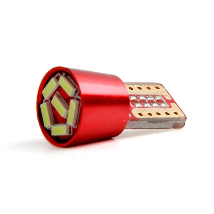 Франшиза супер яркий 1 шт. LED T10 3014 6 SMD W5w 194 168 Canbus НЕ Ошибка чистый белый клин DV12