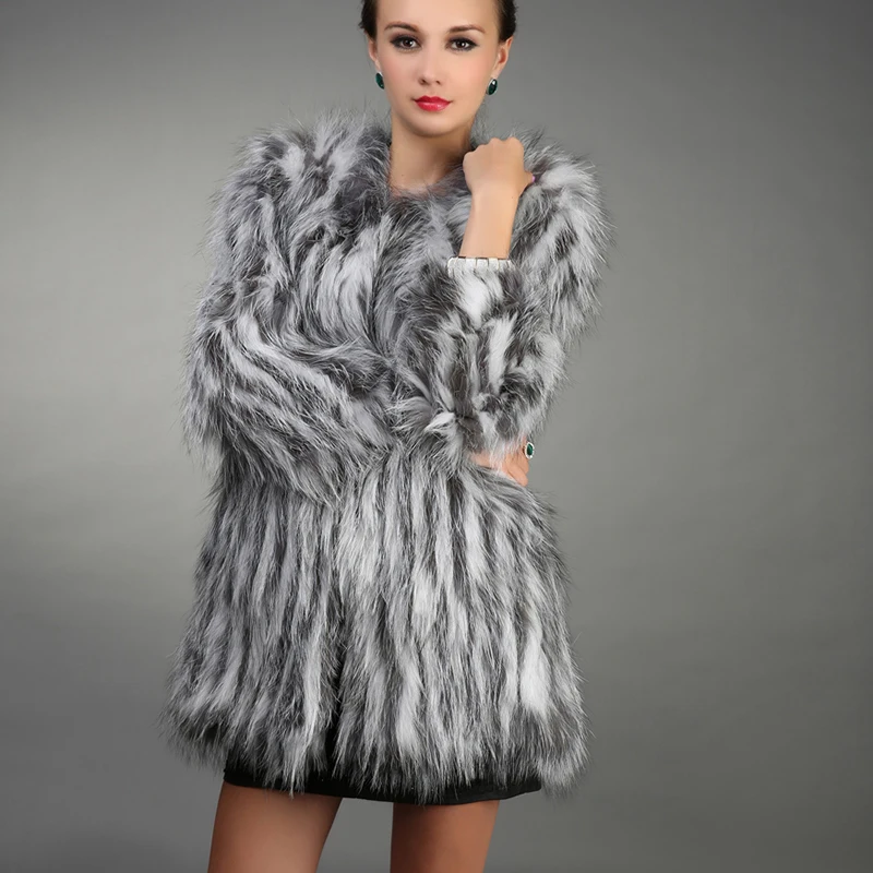 Бесплатная доставка * 100% натуральный мех лисы смешанный красный лисий