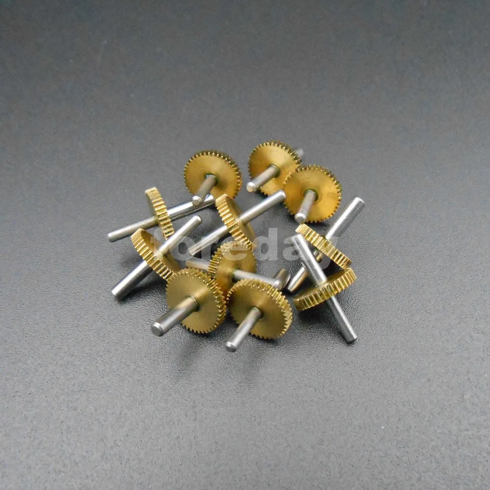 50 шт х 0.2M41T латунная Шестерня 0,2 модуль 41 Зубы T = 41 DIY аксессуары 0,2 M 41 Т половина вал 1,58 мм+ 2 мм Dia.8.6mm 50 шт./лот* FD043