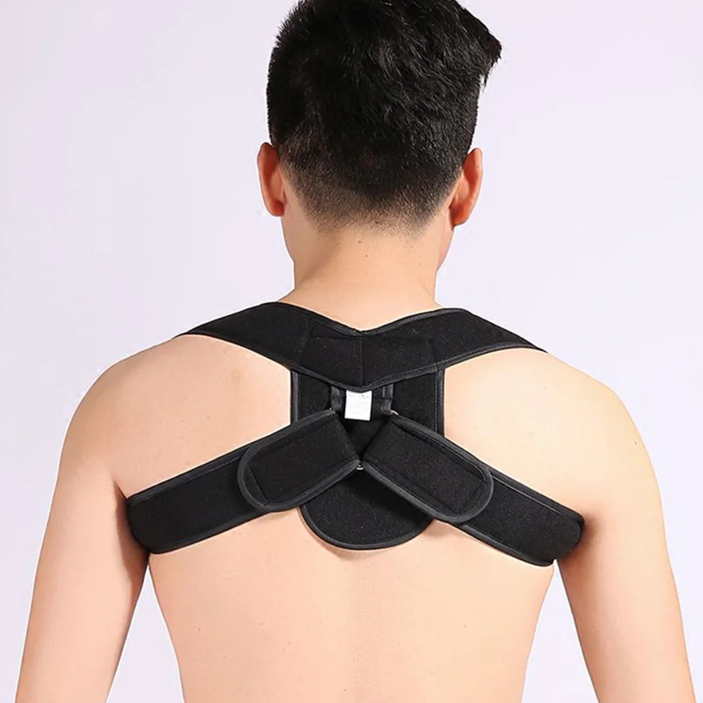 Поддержка Brace дышащий портативный регулируемый пояс для коррекции осанки сзади