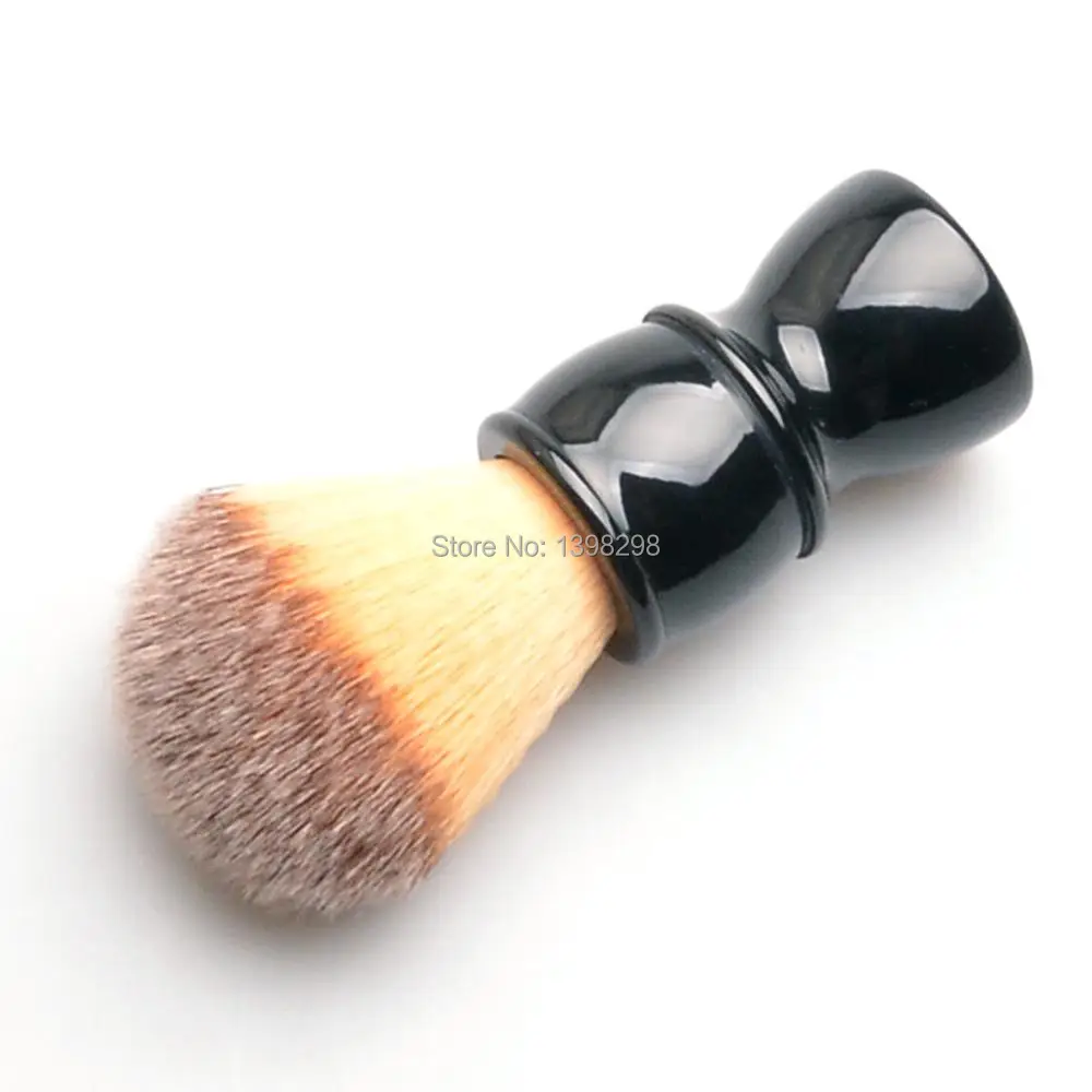 CSB черная резиновая ручка мягкая синтетическая щетка для бритья волос 24 мм узлы