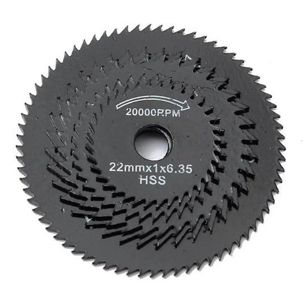 

New 6pcs HSS Mini Circular Saw Blade Woodworking Cutting Discs For Metal Cutter Power Rotary Tool with Mandrel Black