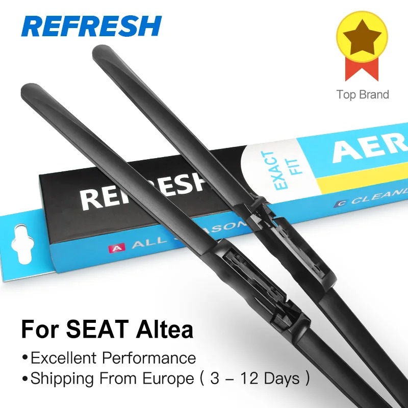 REFRESH Щетки стеклоочистителя для SEAT Altea 26 &quotи 26&quot Fit Claw Arms 2004 2005 2006 2007 2008 2009 2010 2011 2012