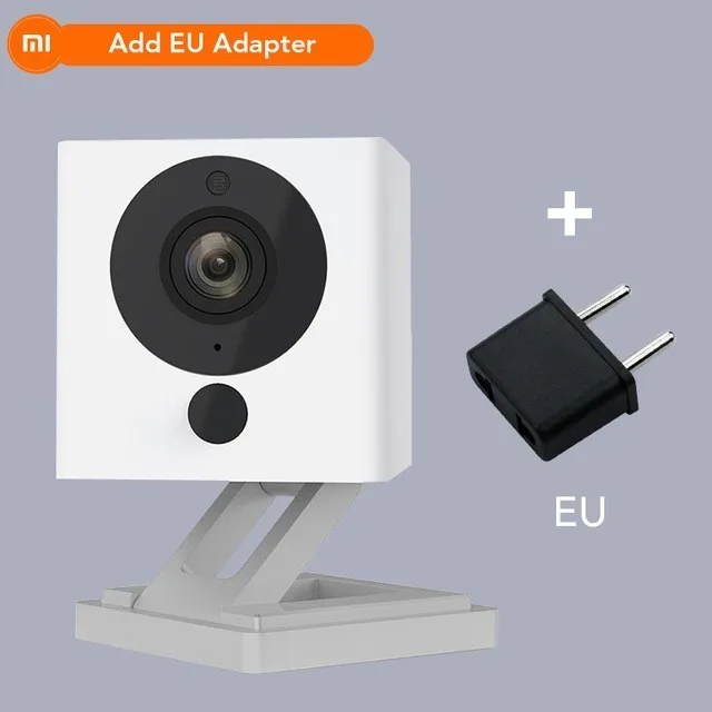 EU plug Original Xiaomi Mijia Xiaofang 1s 110 Degree F2.0 8x 1080p Digital Zoom Smart Camera Ip Wifi Wireless App Baby Mini Camaras - Color: EU plug