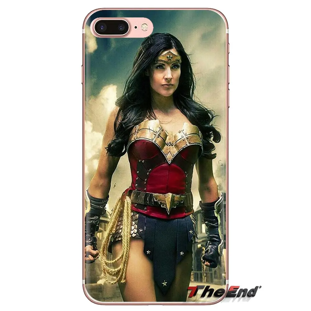 Женские Сексуальные Чудо-Женщины ТПУ прозрачный чехол для LG Spirit Motorola Moto X4 E4 E5 G5 G5S