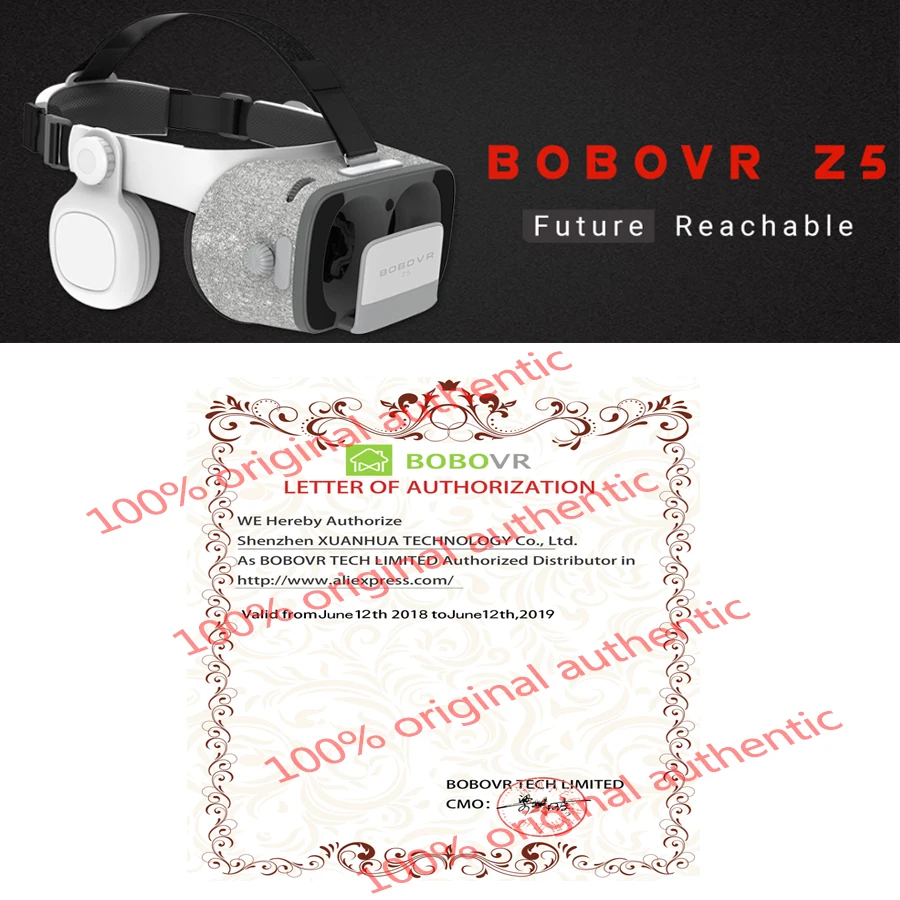 Очки виртуальной реальности BOBOVR Bluetooth очки виртуальной реальности BOBOVR Z5 виртуальной реальности VR очки Google картонные очки виртуальной реальности VR очки с наушники для смартфона Очки виртуальной реальности VR игры/фильм
