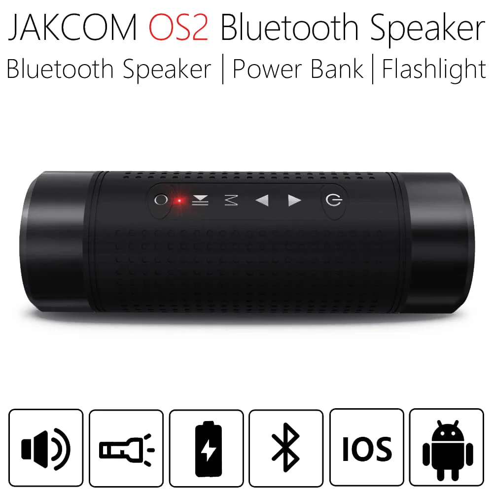 JAKCOM OS2 5200 мАч наружная беспроводная Bluetooth Колонка Водонепроницаемая Колонка для велосипеда портативная музыкальная басовая Колонка светодиодный светильник внешний аккумулятор