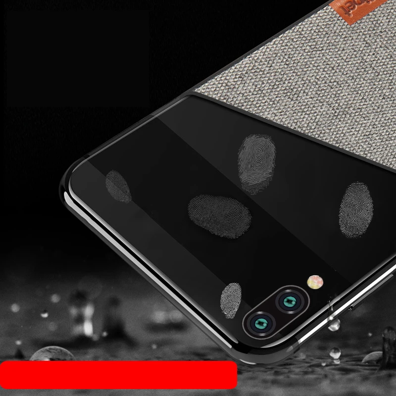 Тканевый в деловом стиле противоударный чехол для Red mi Note 7 note 8 pro 4x5 чехол задняя крышка для Xiaomi mi 9 se mi 8 lite полная защита