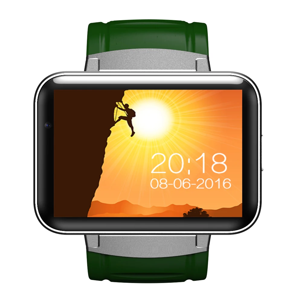Smartch DM98 Bluetooth Смарт часы 2 дюймов ОС Android 4 3g телефон MTK6572 Dual Core 1 ГГц Гб Встроенная