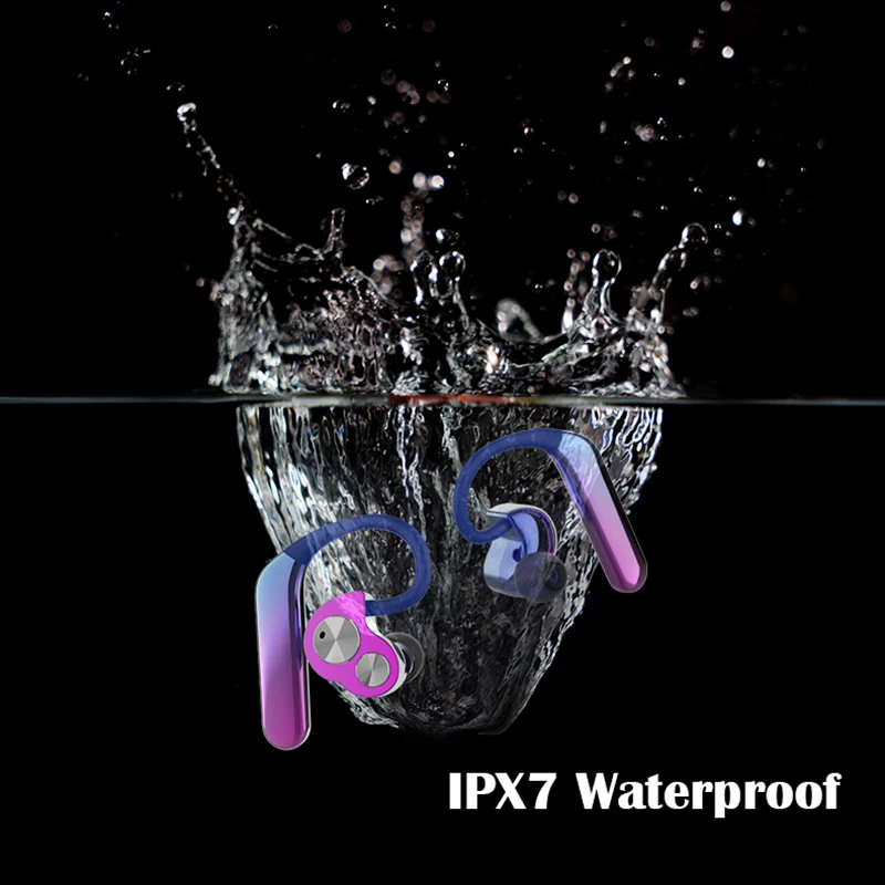 X6 Bluetooth 5 0 наушники IPX7 водонепроницаемые настоящие беспроводные 3D стереонаушники