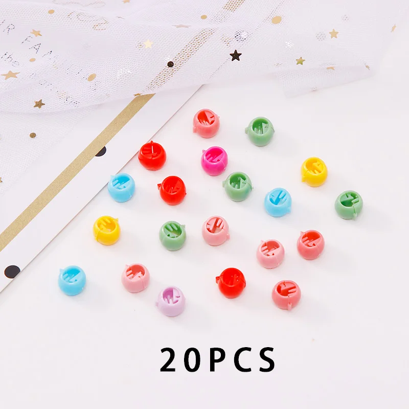 20pcs random Новые цветные маленькие заколки для волос с орнаментом для женщин и девочек, заколки для волос, красивые стильные заколки для волос, набор аксессуаров для волос с конским хвостом - Цвет: 20pcs random