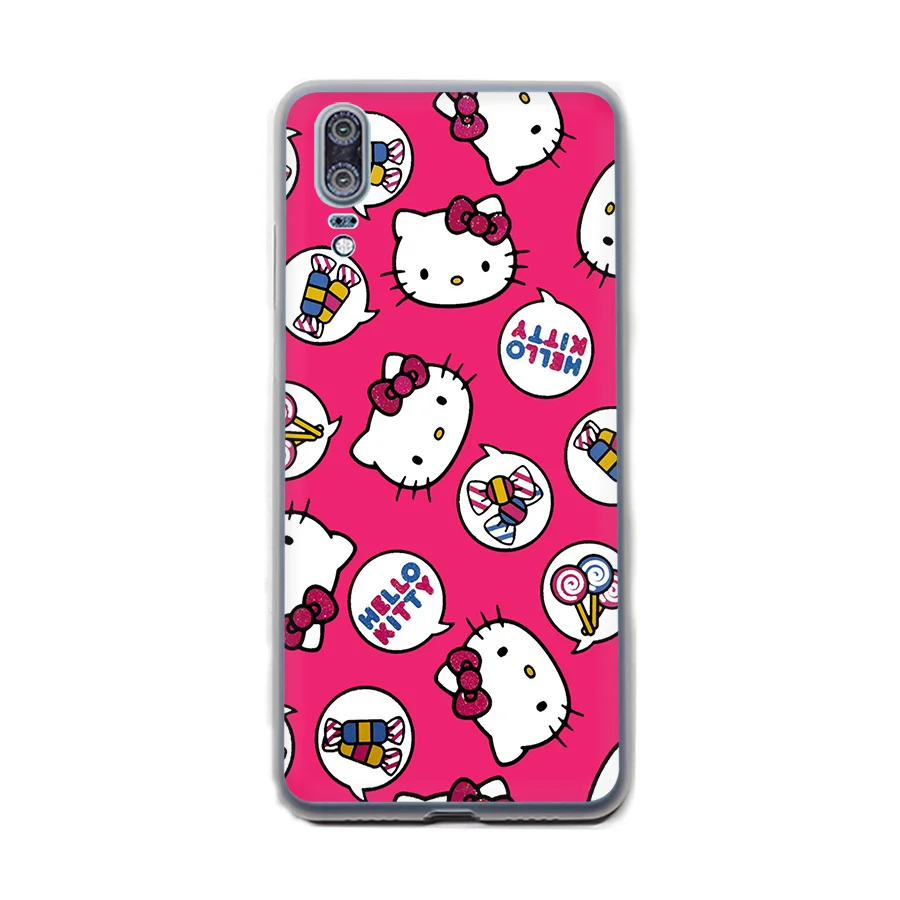 H3 Модный чехол для телефона hello kitty для huawei P30 P8 P9 P10 P20 Pro P Smart Lite Mini Plus - Цвет: H3