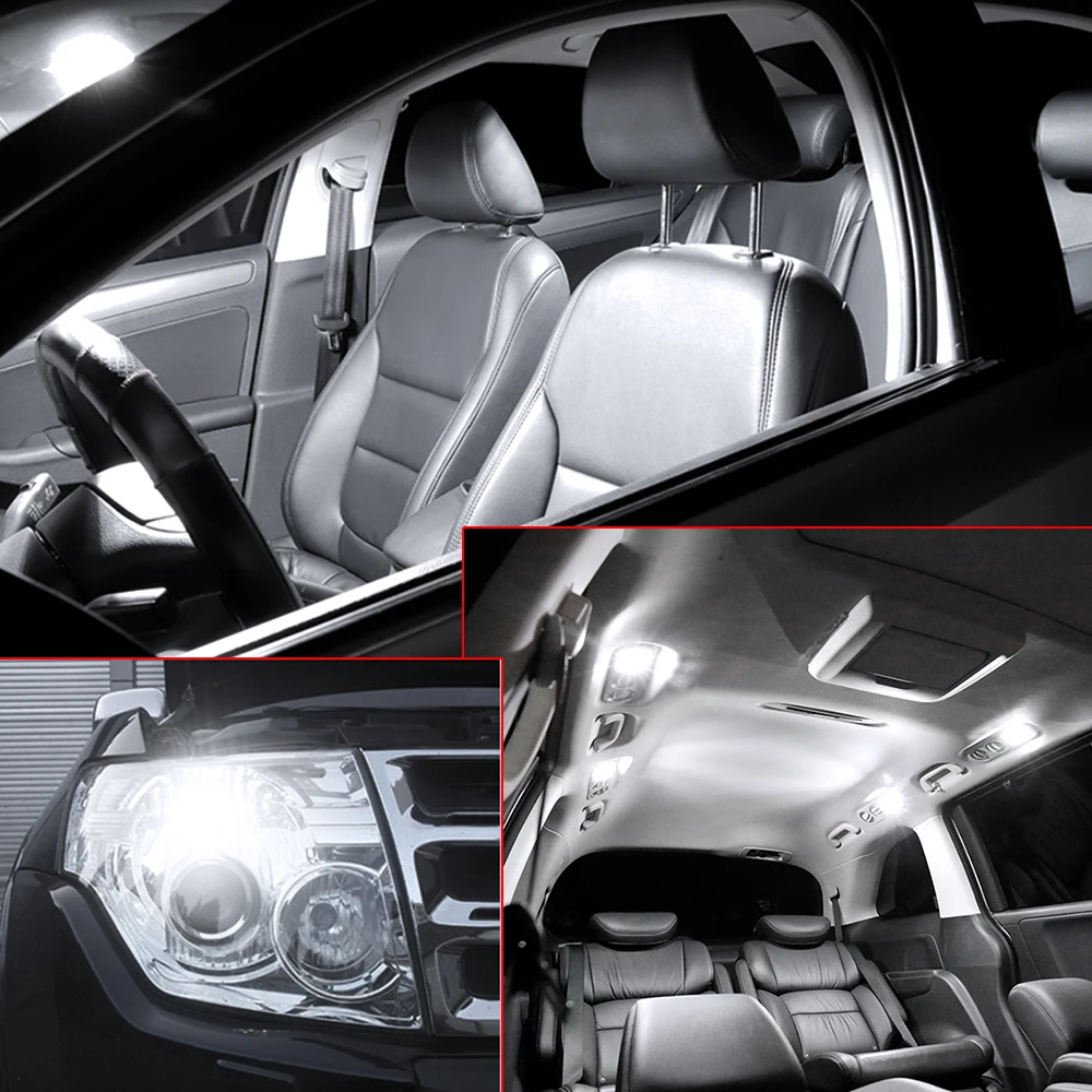 

Xukey Car T10 LED Wedge Bulbs 501 168 W5W Wedge Lamp CANBUS Cabin Side Reverse Parking Marker Lights 6000K Xenon White 12V