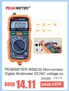Mastech MS2109A Автоматический диапазон цифровой AC/DC клещи мультиметр Вольт Ампер Ом Гц темп Емкость тестер NCV/REL тестер