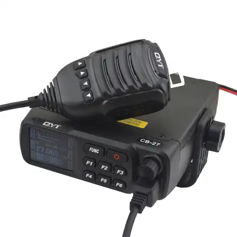 Новая Мобильная радиостанция QYT CB-27, 26 МГц, 27 МГц, короткая волна 4 Вт, мощность CTCSS/DCS/DTMF, автомобильная/мобильная рация/двухсторонняя радиоста...