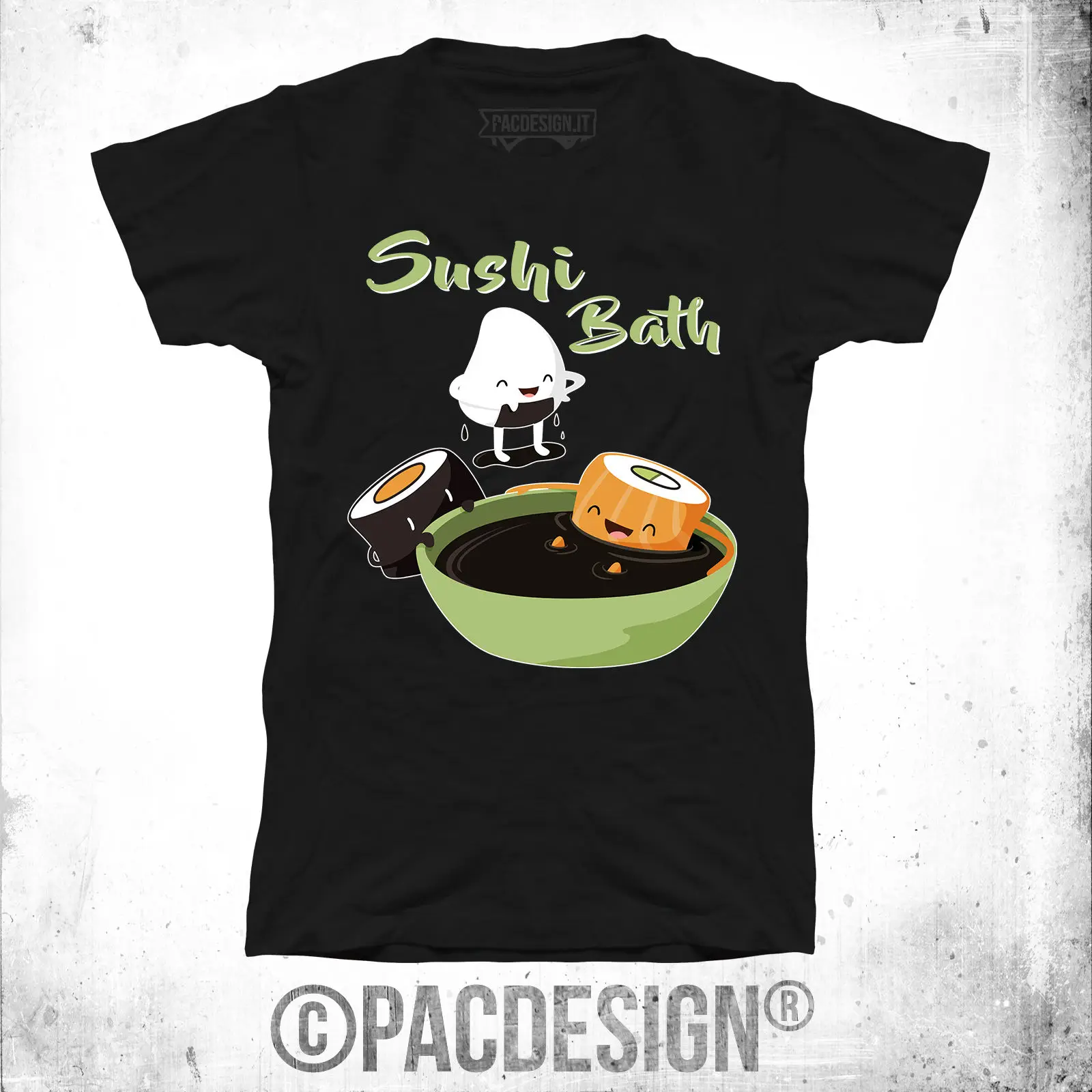 Футболки с принтом &quotThings&quot Оригинальная футболка Uomo Graphic SHI Maki Nigiri Ironic Funny Why So