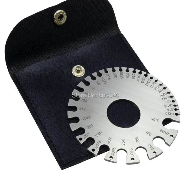 Круглый калибр для проводов 0 36 диаметра сварки проверки сварочной проволоки из