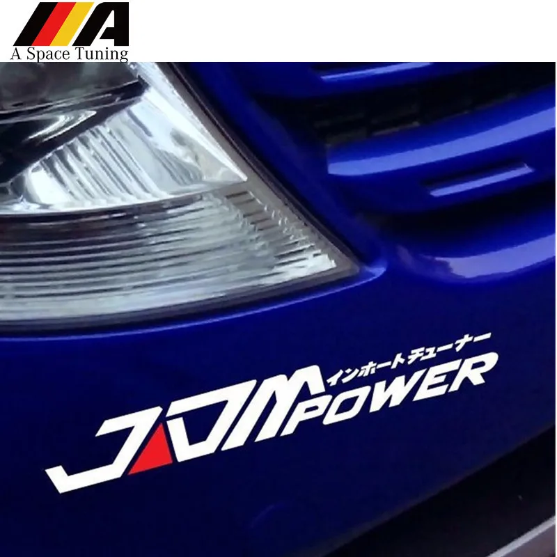 Светоотражающая Водонепроницаемая JDM Автомобильная наклейка на бампер окно