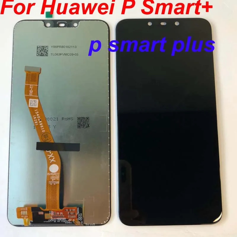 Для huawei P Smart+(P Smart Plus) INE-LX1 L21 Nova 3i Полный ЖК-дисплей+ кодирующий преобразователь сенсорного экрана в сборе+ рамка