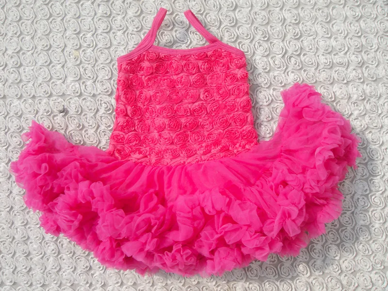 Шифоновое платье принцессы для маленьких девочек детское розовое бальное милое