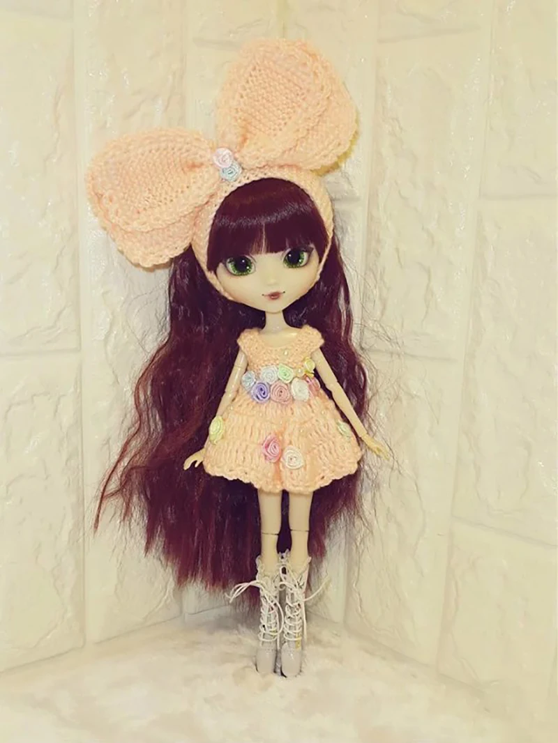 Новинка 1 пара ботинки для кукол Blyth на высоком каблуке со звездами azone licca pullip barbis