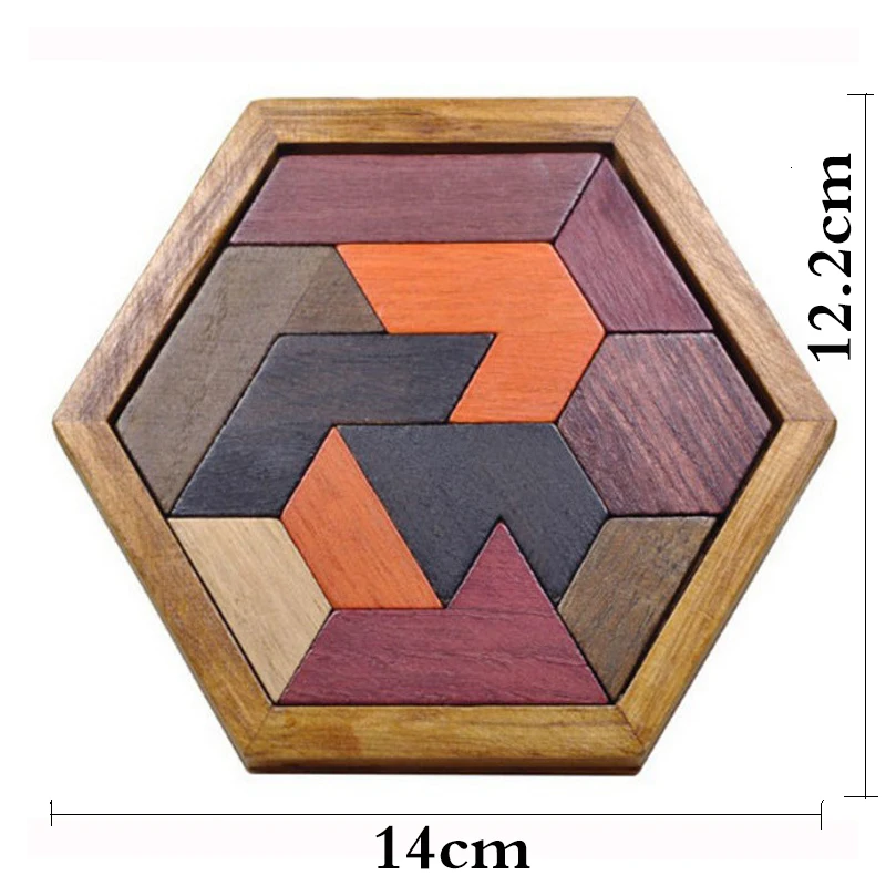 Забавные деревянные игрушки геометрическая форма абнормии головоломки