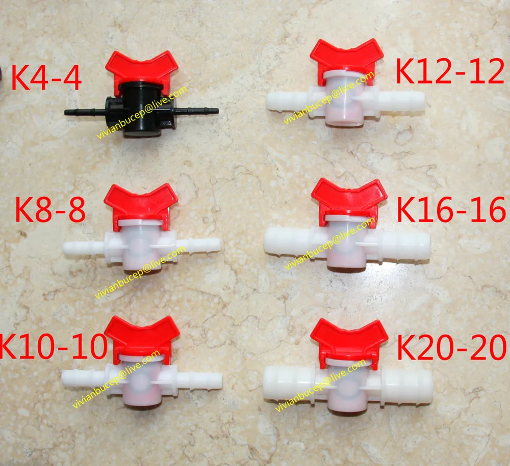 K12-G1/2 &quotпластиковый клапан переключатель для ПВХ PEX трубы 12 мм колючая-1/2&quot