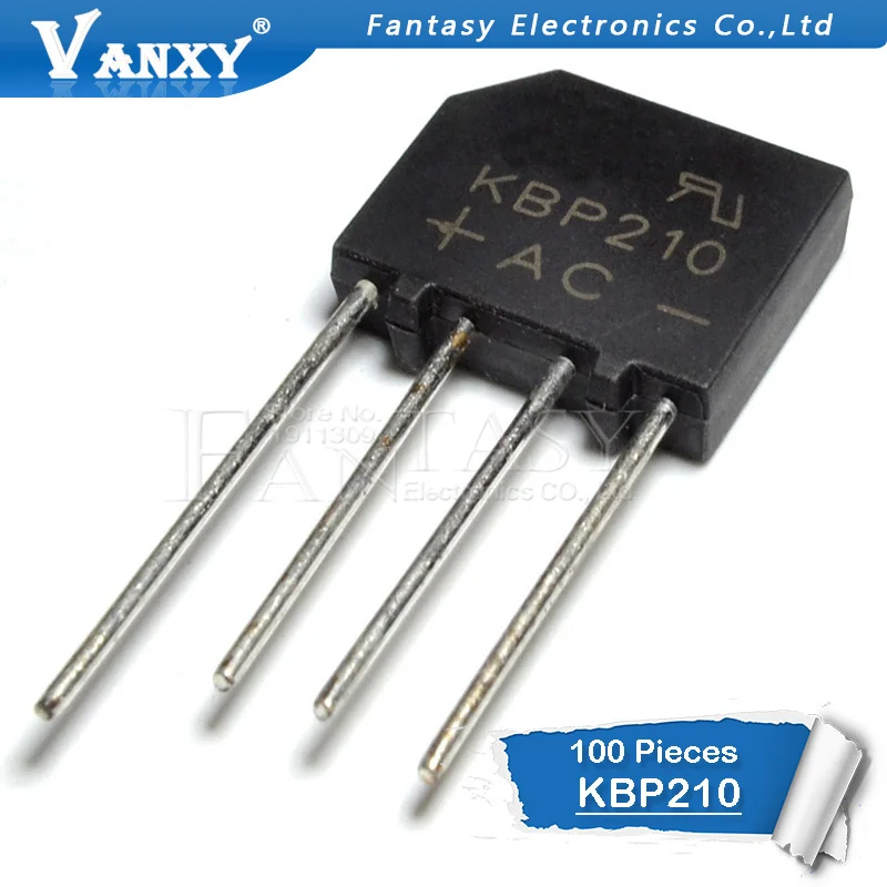Мостовой выпрямитель KBP210 2A 100 V 1000 шт. новый и оригинальный IC|rectifier bridge|ic 2100 pcs |