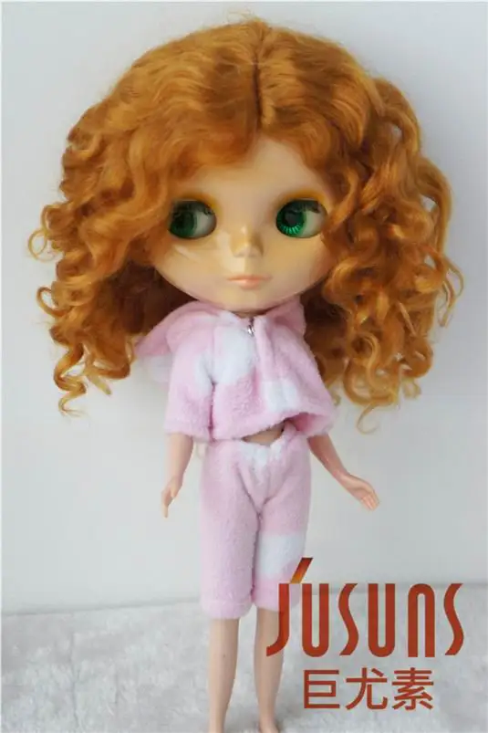 JD039 10 11 дюймов популярная длинная волна BJD парик для куклы мохеровый новый мягкий