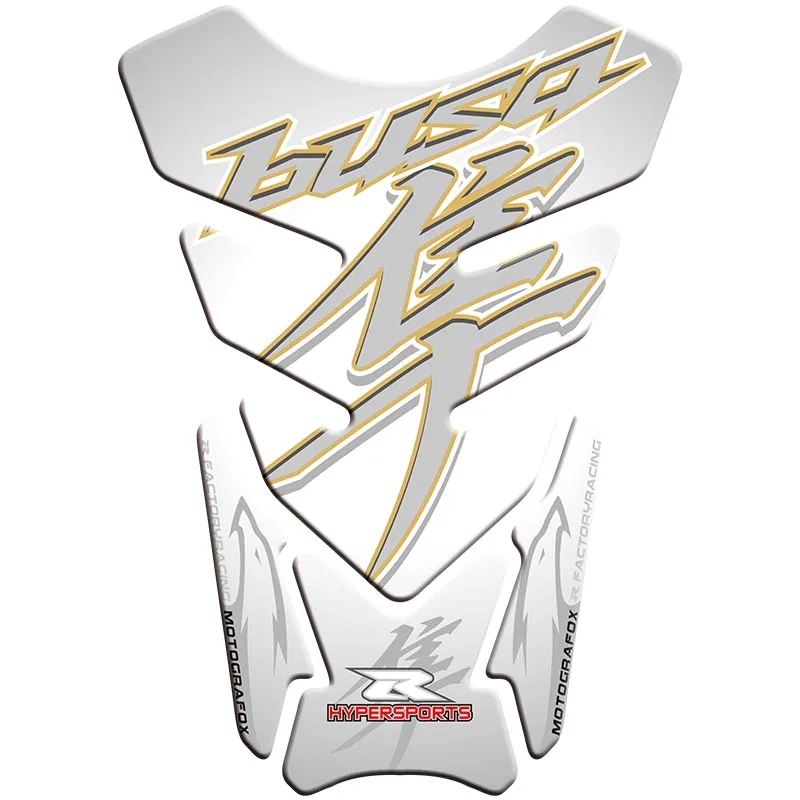 Мотоцикл Стикеры s топливного бака Стикеры Fishbone защитные наклейки для Suzuki Hayabusa GSX1300R - Цвет: silver