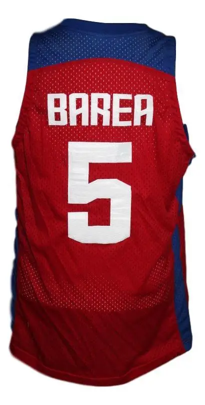 #5 Jose J.J. Barea Пуэрто Рико Ретро Баскетбол Джерси мужские сшитые на заказ любой номер