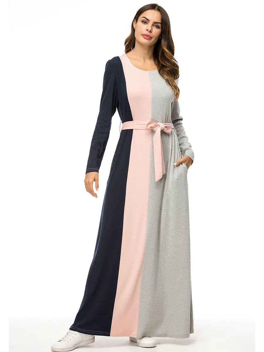 Элегантный взрослый Мусульманский Абая Арабский Сингапур хит цвет джилбаб Дубай