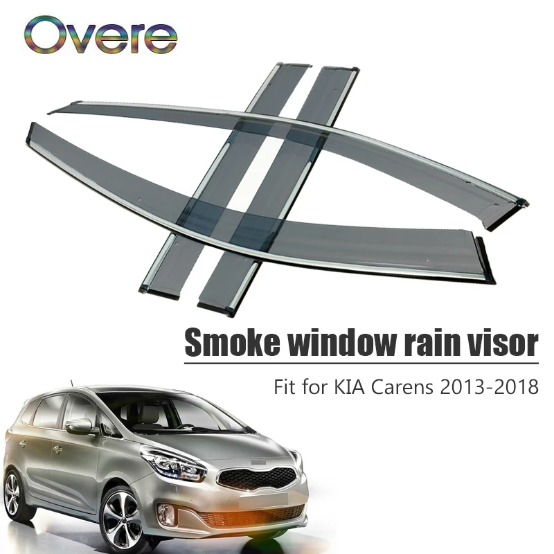 Козырек от дождя OVERE для Kia Carens 2013 2014 2015 2016 2017 2018 1 комплект|Навесы и укрытия| |