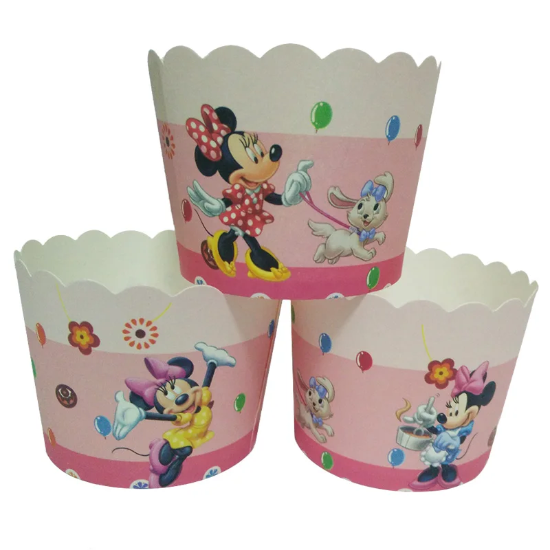 100 шт. Белоснежка и семь гномов бумажный торт чашка для кекса поднос вкладыши