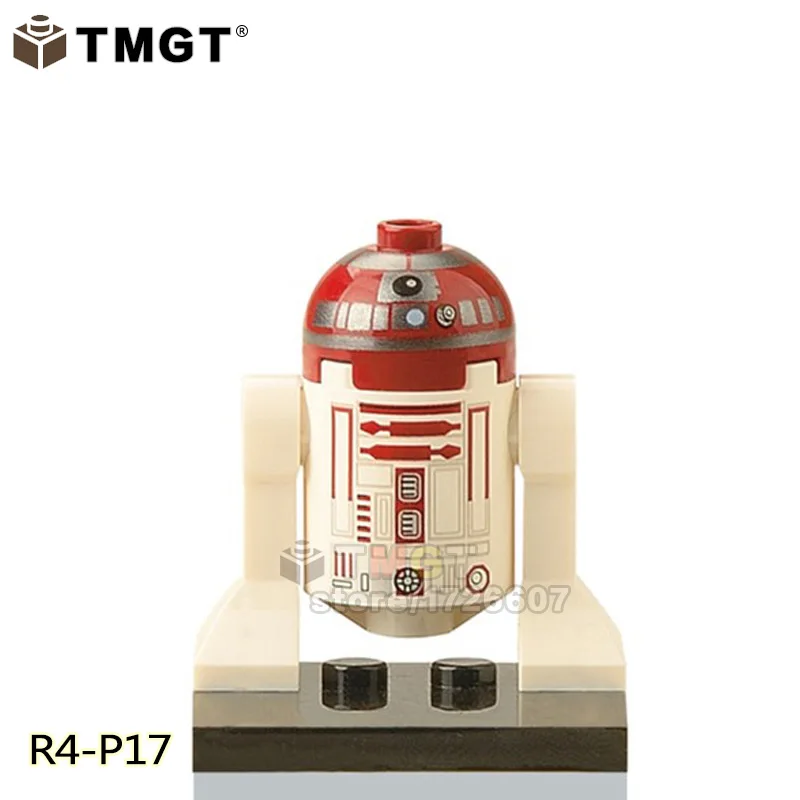 Одиночная звезда мини кирпичи Боевой Дроид робот-солдат R2D2 C-3PO Дарт солдат снегоступы K-2SO строительные блоки игрушки для детей