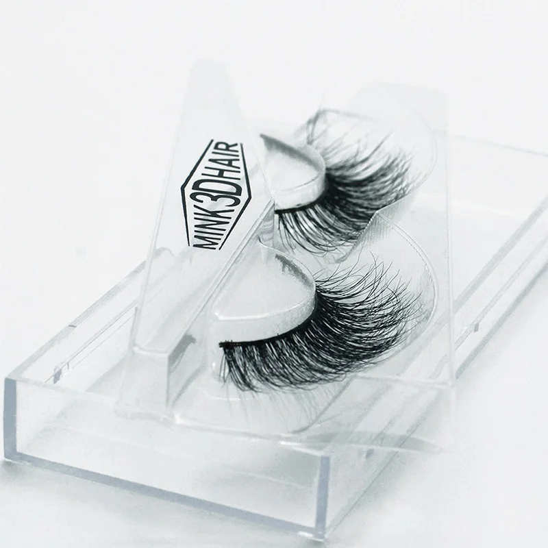 1 пара 3D ручной работы норковые ресницы индивидуальные натуральные накладные для