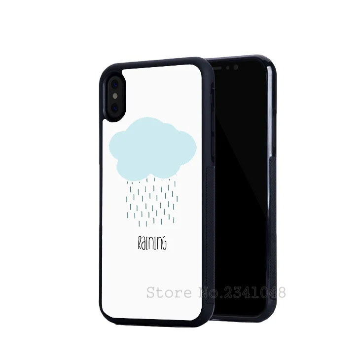 Мягкие чехлы для телефонов Rain and couple BFF best friend iPhone 11 pro max 5s se 6 6s plus 7 7plus 8 8plus X XR XS MAX