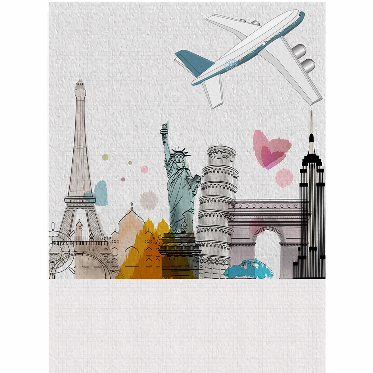 Фон для свадебной фотосъемки с изображением Эйфелевой башни | Электроника