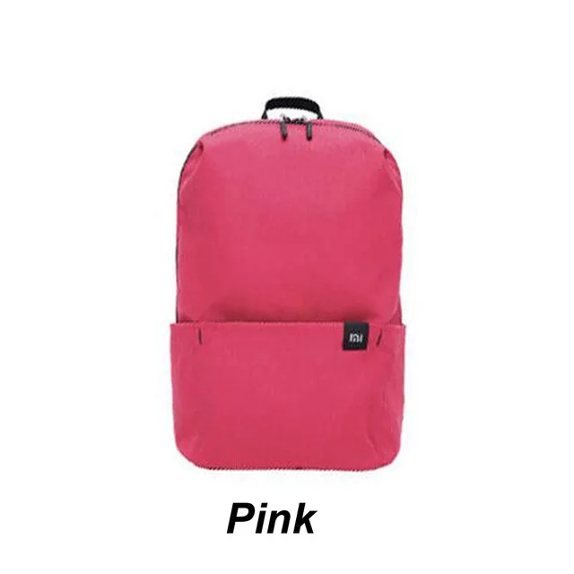 Pink Рюкзак Xiaomi mijia 10L, сумка для спорта и отдыха, нагрудный рюкзак, сумка-светильник, небольшой размер, рюкзак унисекс - Цвет: Pink