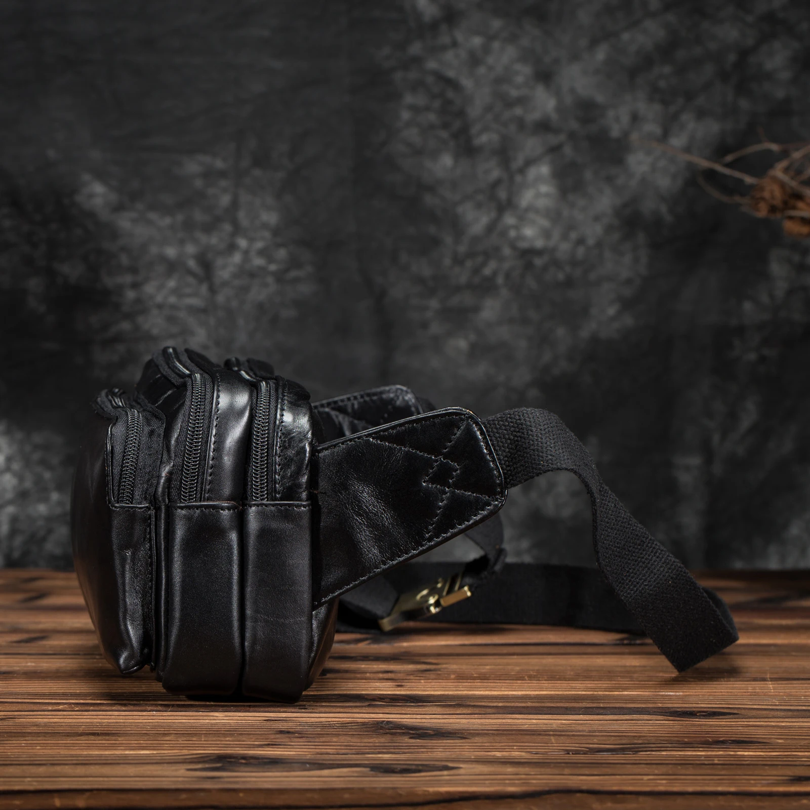 Quality Leather men Casual Fashion Brown Travel Fanny Waist Belt Bag Chest Pack Sling Design Bum Phone Case Pouch Male 621b | Багаж и