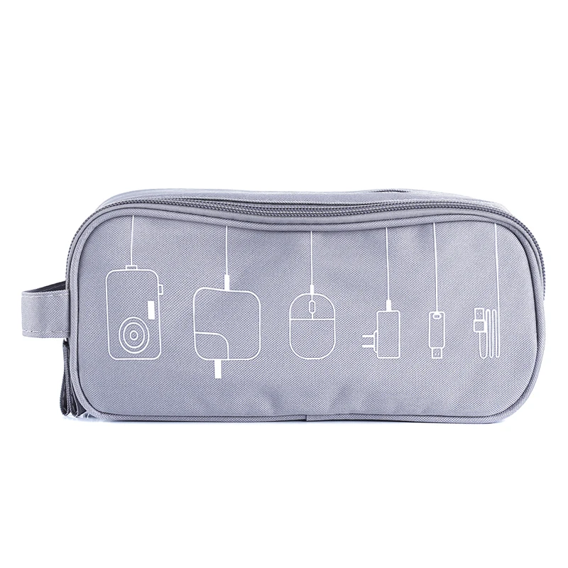 Travel Organizer System Kit Case Storage Bag 2 Layers Digital Gadget Devices USB Cable Earphone Pen Insert Portable Bags | Дом и сад