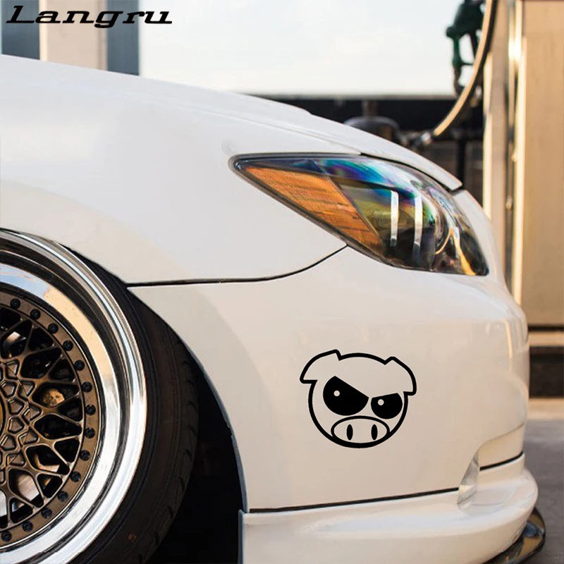 Виниловая наклейка Langru Evil Rally Pigs забавные виниловые наклейки для стайлинга