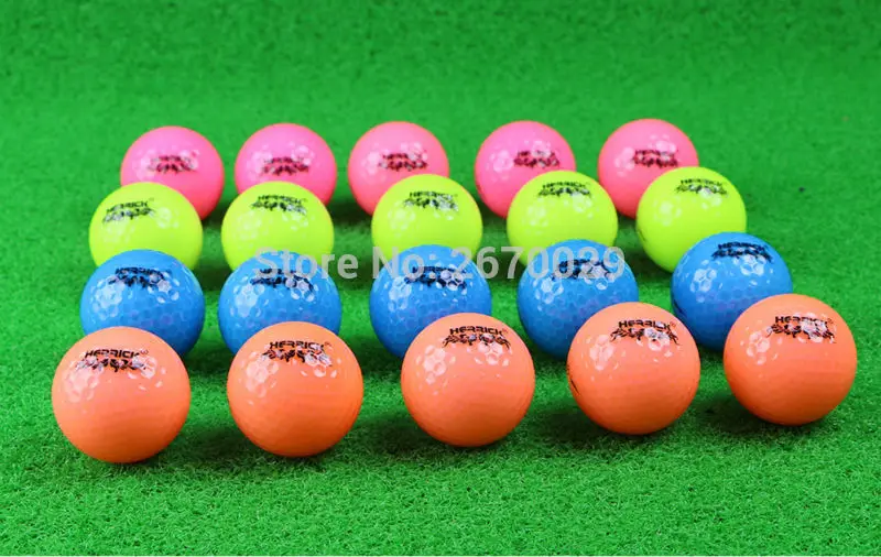 Кристальный прозрачный мяч для гольфа 12 шт. двухслойный высококачественный игры