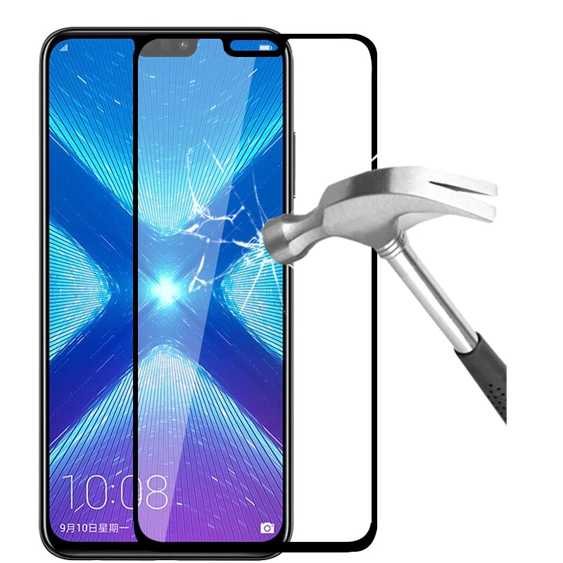 Закаленное стекло для huawei honor 9x Защита экрана 8x max 7x6x8 7 6 9 x твердость полное